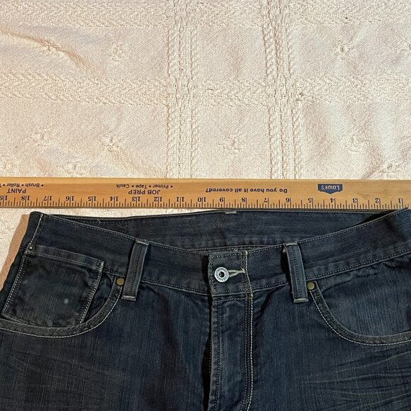Levi 514 34x32 Slim Straight jeans - cuff distressed - Picture 2 of 8